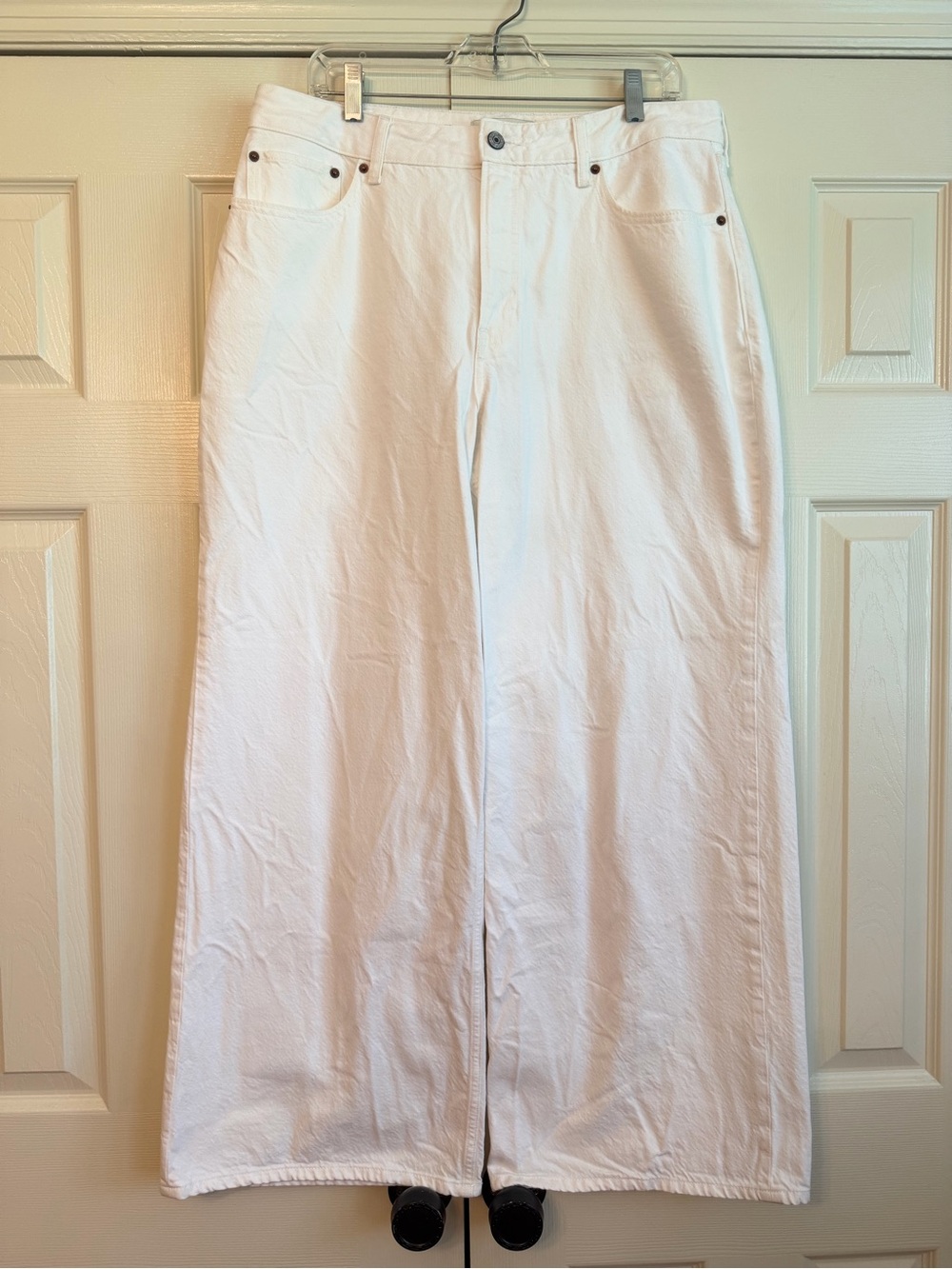 Abercrombie and Fitch The Wide Leg Jeans High Rise Curve Love Size 31